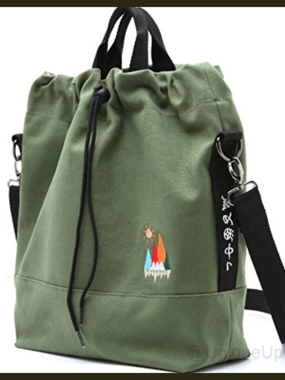 Togood Canvas Crossbody Bag Women Tote Handbag Slouchy Shoulder Bag